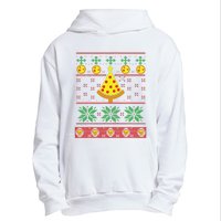 Pizza Ugly Christmas Sweater Xmas Crustmas Design Urban Pullover Hoodie