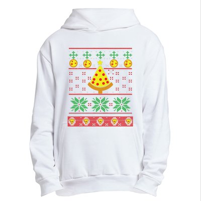 Pizza Ugly Christmas Sweater Xmas Crustmas Design Urban Pullover Hoodie