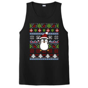 Penguin Ugly Christmas Penguin Gift PosiCharge Competitor Tank