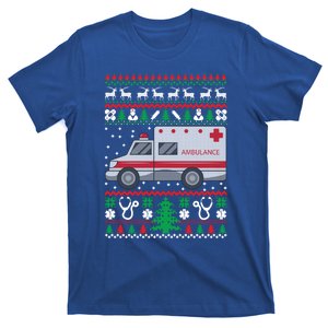 Paramedic Ugly Christmas Funny Gift Holiday Emt Ems Funny Gift T-Shirt