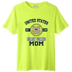 Proud Us Coast Guard Mom Military Pride Gift Tall Fusion ChromaSoft Performance T-Shirt