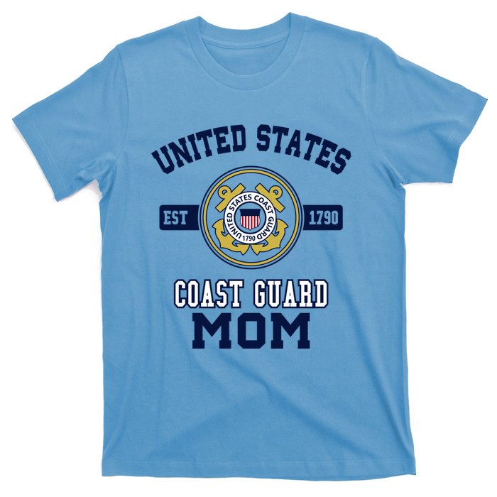 Proud Us Coast Guard Mom Military Pride Gift T-Shirt