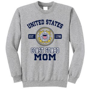 Proud Us Coast Guard Mom Military Pride Gift Sweatshirt