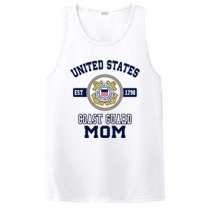 Proud Us Coast Guard Mom Military Pride Gift PosiCharge Competitor Tank