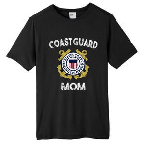 Proud Us Coast Guard Mom Military Pride Gift Tall Fusion ChromaSoft Performance T-Shirt