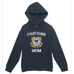 Proud Us Coast Guard Mom Military Pride Gift Urban Pullover Hoodie