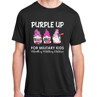 Purple Up Children's Costumes Military Children's Month American Flag Adult ChromaSoft Performance T-Shirt