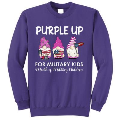 Purple Up Children's Costumes Military Children's Month American Flag Sweatshirt