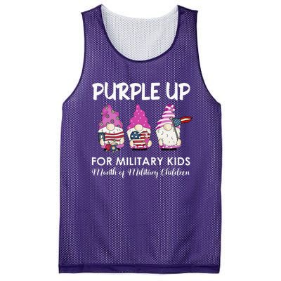 Purple Up Children's Costumes Military Children's Month American Flag Mesh Reversible Basketball Jersey Tank