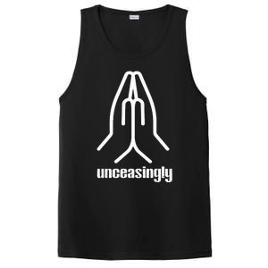 Pray Unceasingly Christian Prayer Faith PosiCharge Competitor Tank