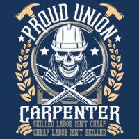 Proud Union Carpenter Woodworking Carpentry Woodworker Toddler T-Shirt