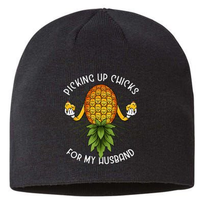 Picking Up Chicks For Husband Swinger Upside Down Pineapple Sustainable Beanie