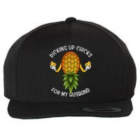 Picking Up Chicks For Husband Swinger Upside Down Pineapple Wool Snapback Cap