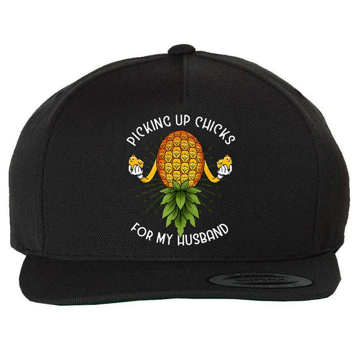 Picking Up Chicks For Husband Swinger Upside Down Pineapple Wool Snapback Cap