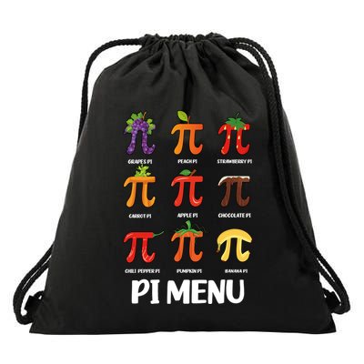 Pi U Cute Pie Love Math Day Mathematics Happy Pi Day Great Gift Drawstring Bag