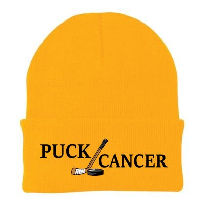 Puck Cancer Knit Cap Winter Beanie