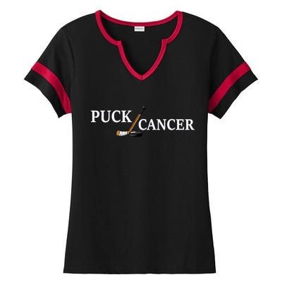 Puck Cancer Ladies Halftime Notch Neck Tee