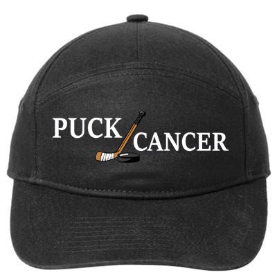 Puck Cancer 7-Panel Snapback Hat