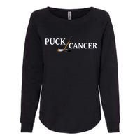 Puck Cancer Womens California Wash Sweatshirt