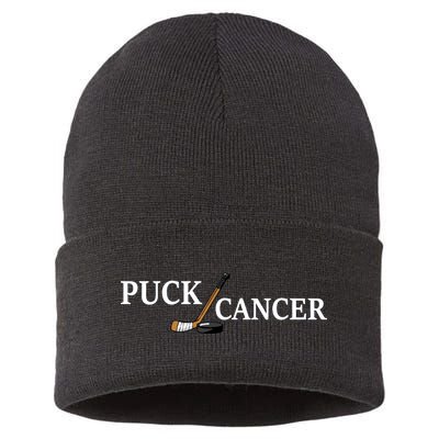 Puck Cancer Sustainable Knit Beanie