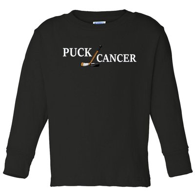 Puck Cancer Toddler Long Sleeve Shirt