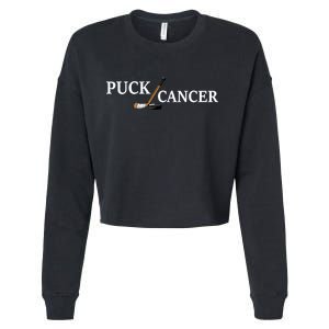 Puck Cancer Cropped Pullover Crew