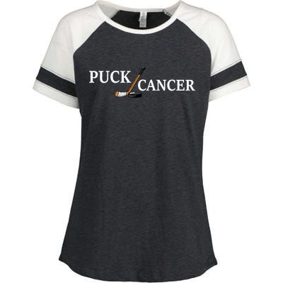 Puck Cancer Enza Ladies Jersey Colorblock Tee