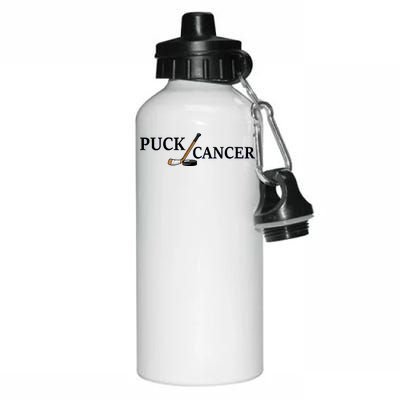 Puck Cancer Aluminum Water Bottle