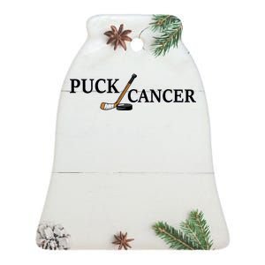 Puck Cancer Ceramic Bell Ornament