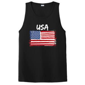 Patriotic Usa Design With American Flag Of The United States Gift PosiCharge Competitor Tank