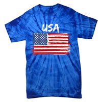 Patriotic Usa Design With American Flag Of The United States Gift Tie-Dye T-Shirt