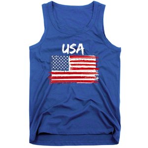 Patriotic Usa Design With American Flag Of The United States Gift Tank Top