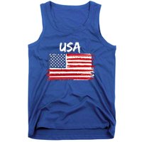 Patriotic Usa Design With American Flag Of The United States Gift Tank Top