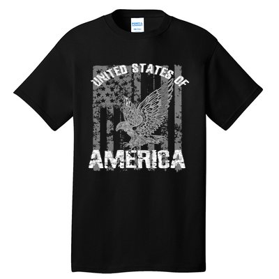 Patriotic USA Eagle Vintage Citizenship Hoodie America Flag Tall T-Shirt