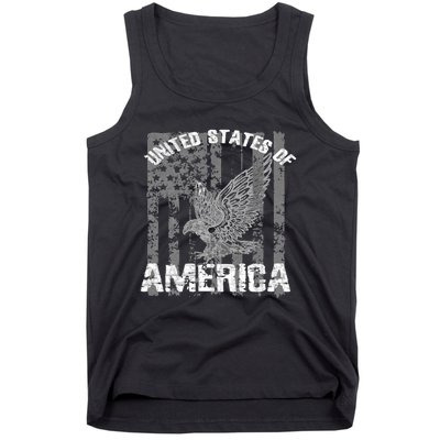 Patriotic USA Eagle Vintage Citizenship Hoodie America Flag Tank Top