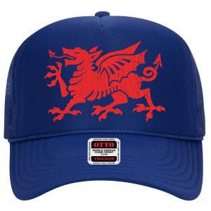 Proud Uk England Roots Team Gift High Crown Mesh Back Trucker Hat