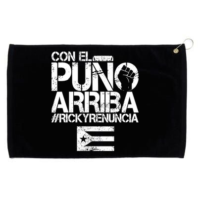 Puerto Rico  PUNO ARRIBA Grommeted Golf Towel