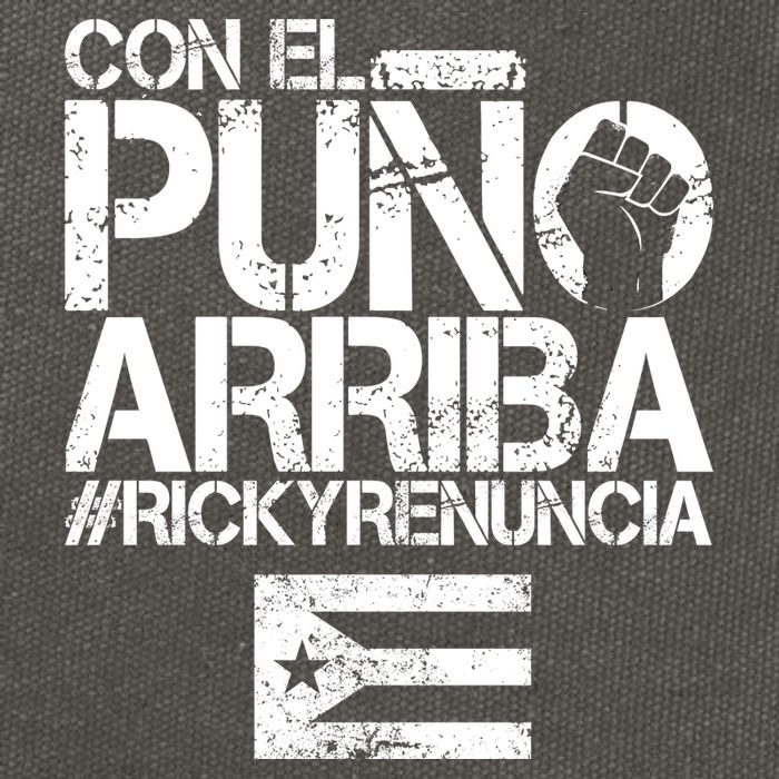 Puerto Rico  PUNO ARRIBA Cotton Canvas Backpack