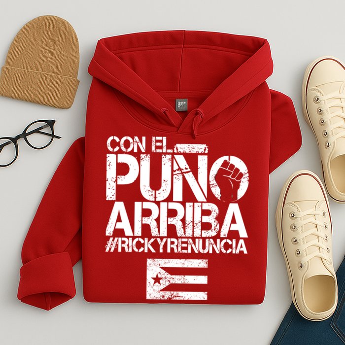 Puerto Rico  PUNO ARRIBA Hoodie