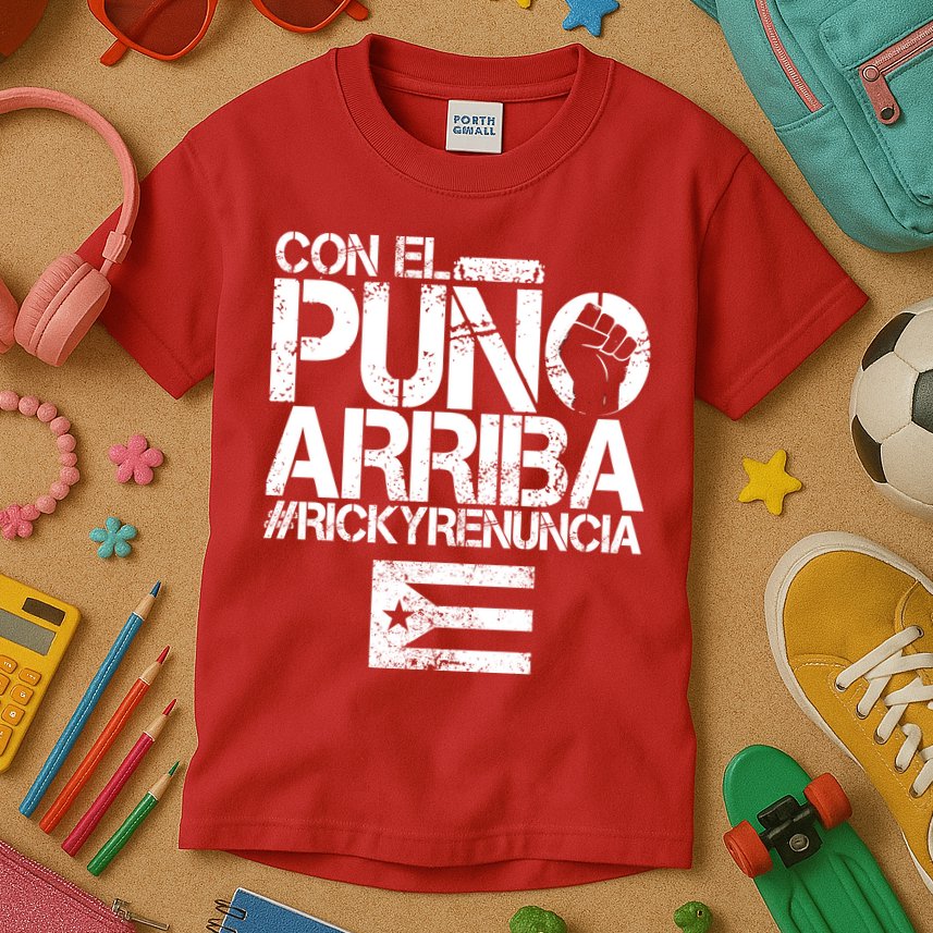Puerto Rico  PUNO ARRIBA Kids T-Shirt