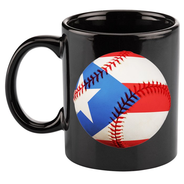 Puerto Rico Baseball 11oz C Handle Ceramic Mug