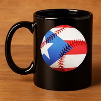 Puerto Rico Baseball 11oz C Handle Ceramic Mug
