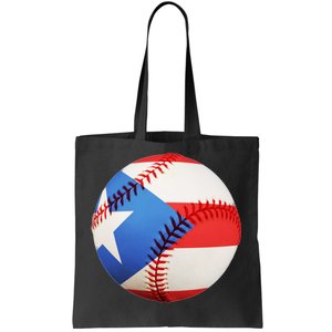 Puerto Rico Baseball Tote Bag