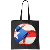 Puerto Rico Baseball Tote Bag