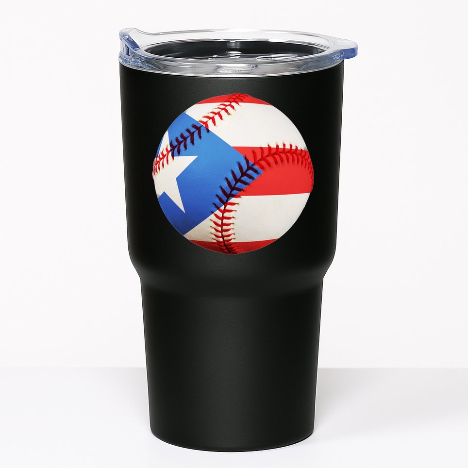 Puerto Rico Baseball Tumbler