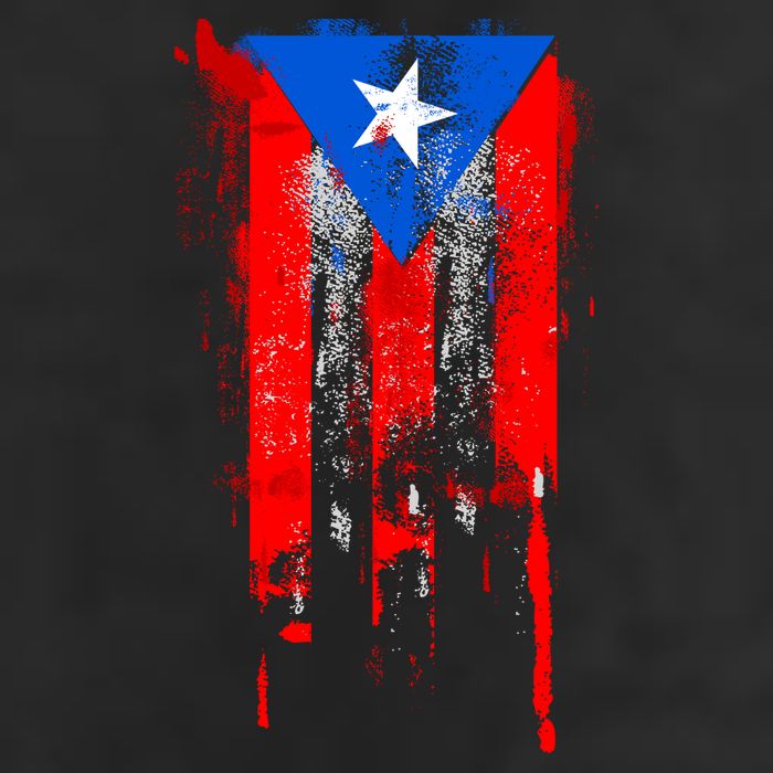 Puerto Rico Flag Drip Cool Comfort Performance Bucket Hat