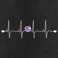Puerto Rico Heartbeat Pulse Adult Drive Performance Visor