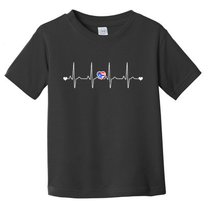 Puerto Rico Heartbeat Pulse Toddler T-Shirt