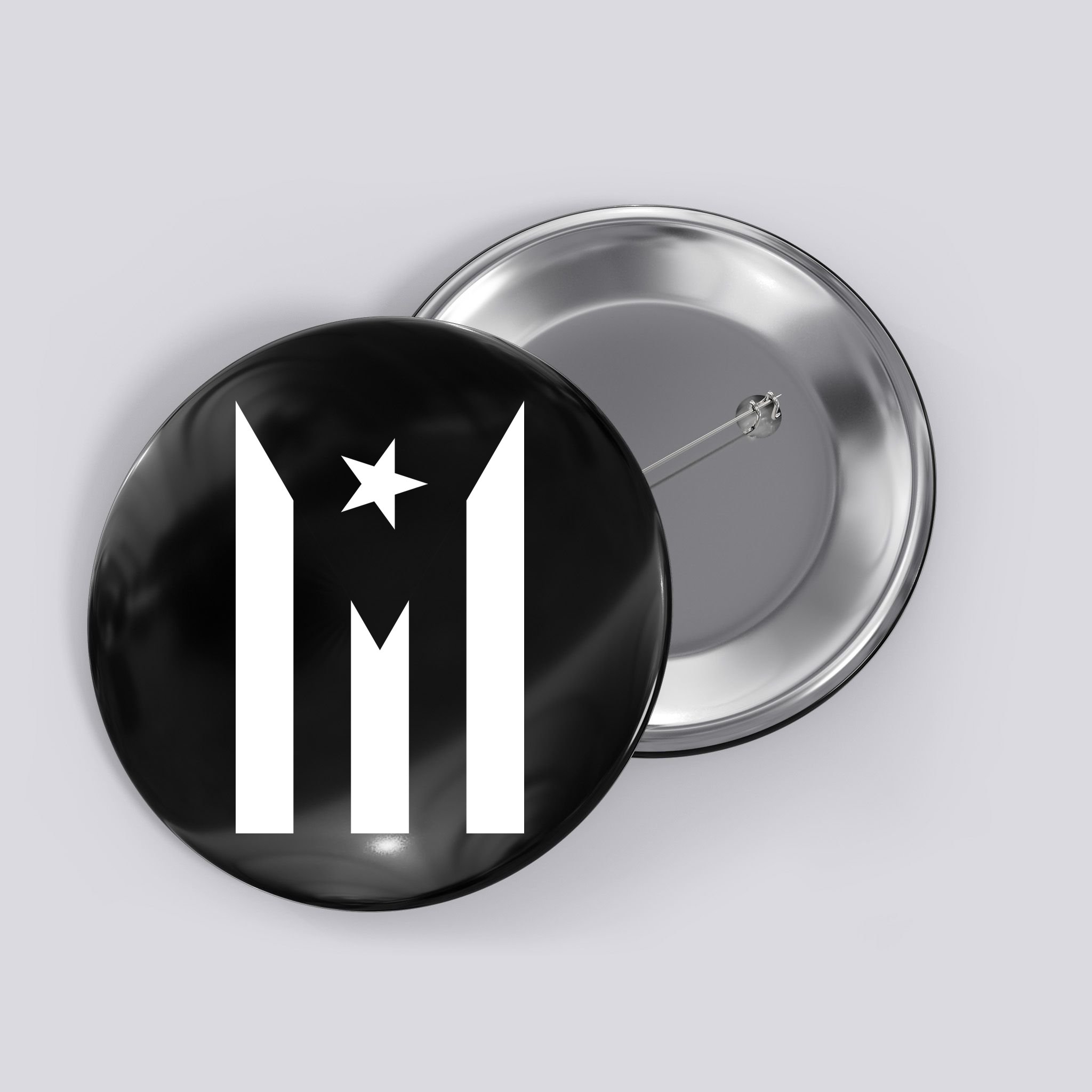 Puerto Rico Resiste Boricua Flag Se Levanta Button