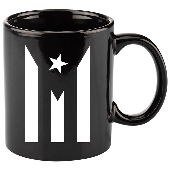 Puerto Rico Resiste Boricua Flag Se Levanta 11oz C Handle Ceramic Mug